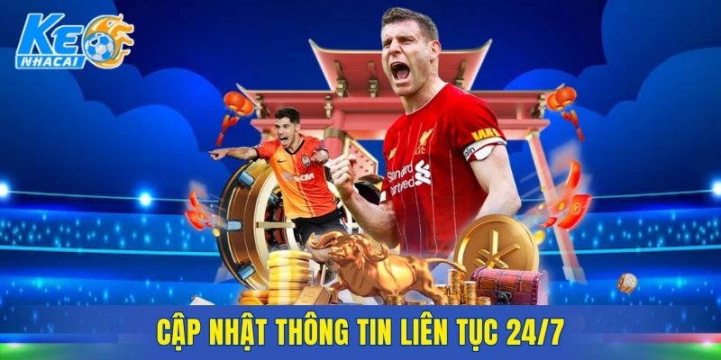 Thông tin liên tục về thể thao được cập nhật 